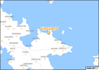 map of Dinggang