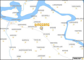 map of Dinggang