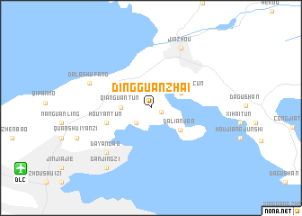 map of Dingguanzhai