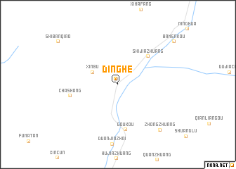 map of Dinghe
