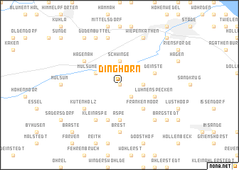 map of Dinghorn