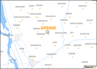 map of Dinghuo