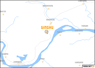 map of Dinghu