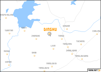 map of Dinghu