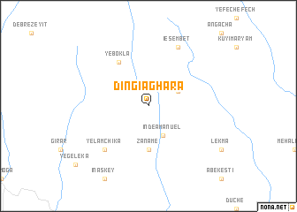 map of Dingiaghara