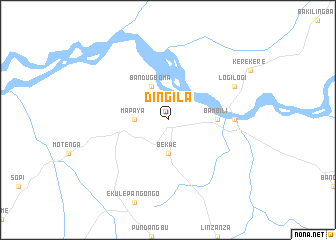 map of Dingila
