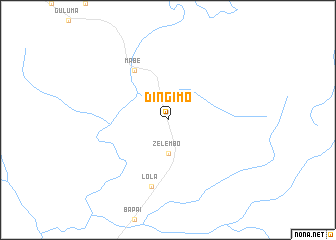 map of Dingimo