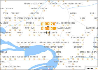 map of Dingirie