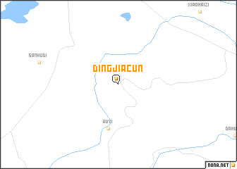 map of Dingjiacun