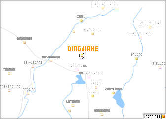 map of Dingjiahe