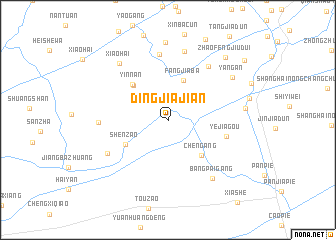 map of Dingjiajian