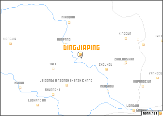 map of Dingjiaping