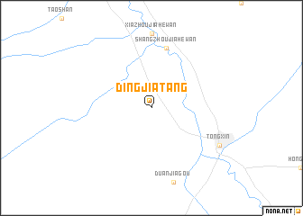 map of Dingjiatang