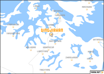 map of Dingjiawan