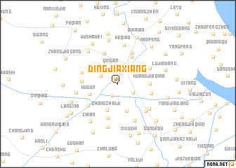map of Dingjiaxiang