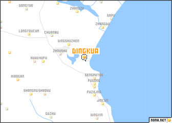 map of Dingkua