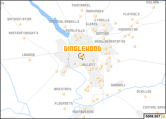 map of Dinglewood