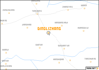 map of Dinglizhang