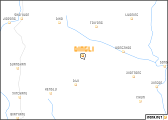 map of Dingli