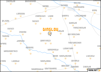 map of Dinglou