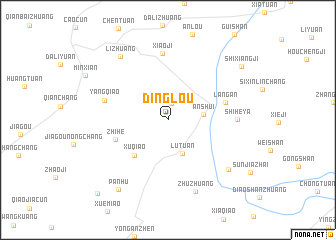 map of Dinglou