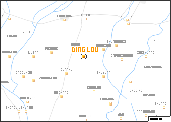 map of Dinglou