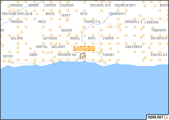 map of Dingou