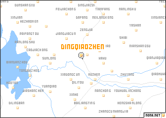 map of Dingqiaozhen