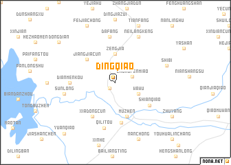map of Dingqiao