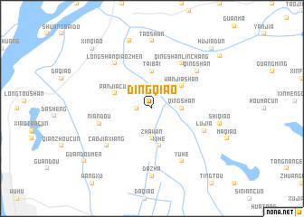 map of Dingqiao