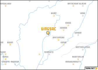 map of Ding Sac