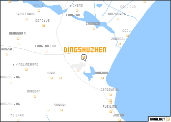 map of Dingshuzhen