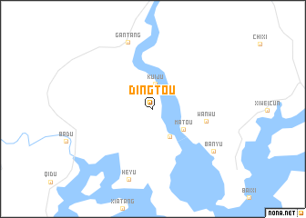 map of Dingtou