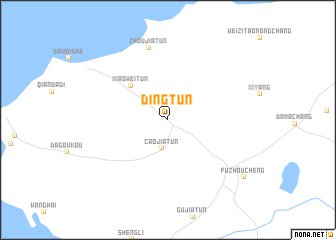 map of Dingtun