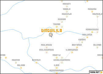 map of Dinguilila