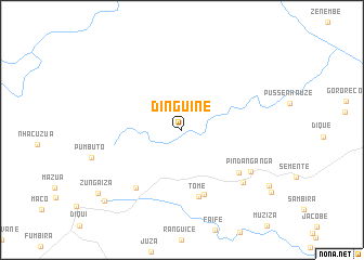 map of Dinguine