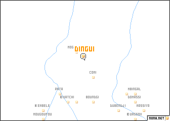 map of Dingui