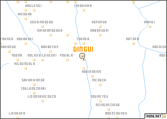 map of Dingui