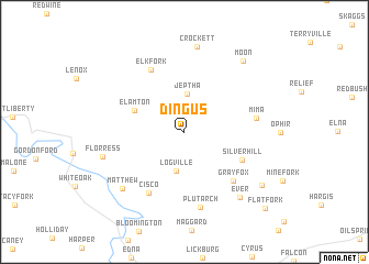 map of Dingus