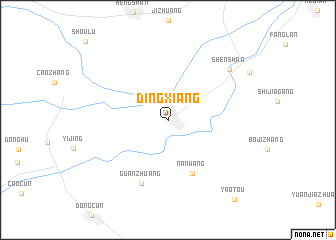 map of Dingxiang