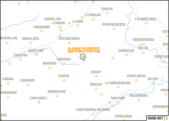 map of Dingxiang