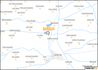 map of Dingxi