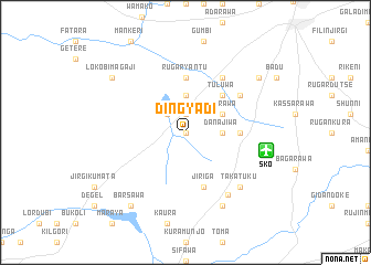 map of Dingyadi