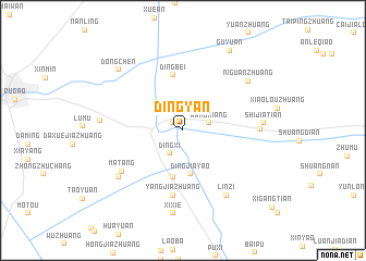 map of Dingyan