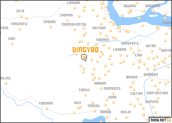map of Dingyao