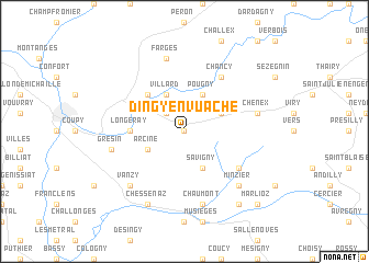 map of Dingy-en-Vuache