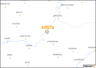 map of Dingyu
