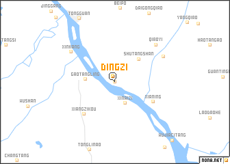 map of Dingzi