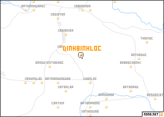 map of Ðĩnh Bĩnh Lộc