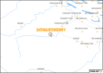 map of Dinh Ðiền Hòa Mỹ